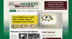 Desktop Screenshot of penncraftmarket.com