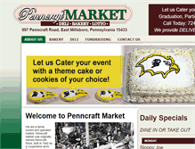 Tablet Screenshot of penncraftmarket.com